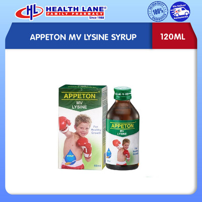 APPETON MV LYSINE SIRAP (120ML)